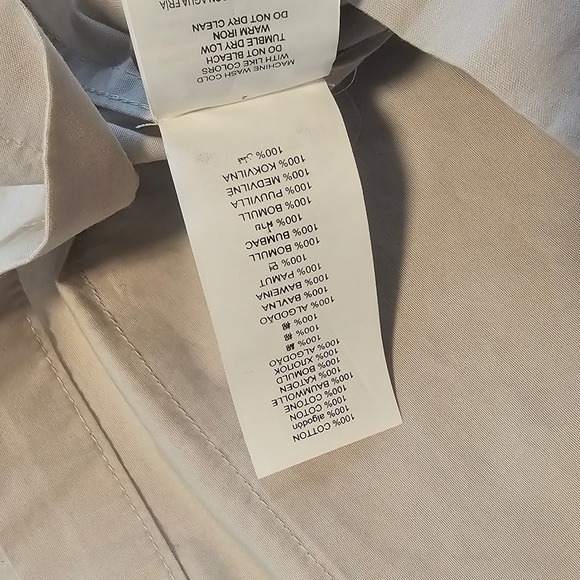 Michael Kors XXL Khaki Cargo Style Overshirt Fit Long Sleeve Shirt NWT $118 L973 - Picture 8 of 8